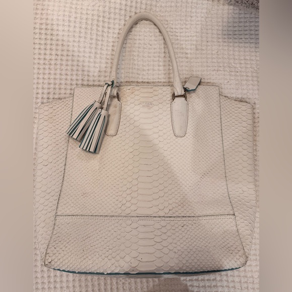 Coach Legacy Python Tote - Picture 1 of 3